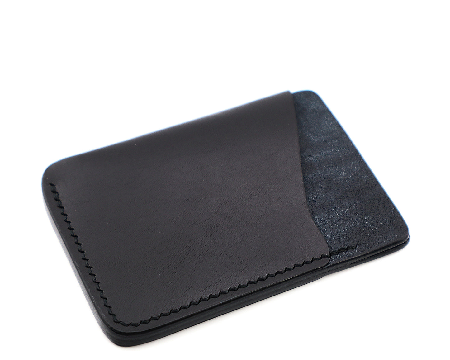 Full Grain Pueblo Leather Minimalist Wrap Cardholder Wallet