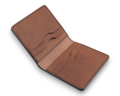 "The Over-Under" 7 Pocket Horizontal Bifold Cardholder Wallet