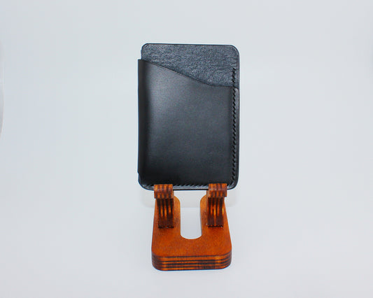 Full Grain Pueblo Leather Minimalist Wrap Cardholder Wallet