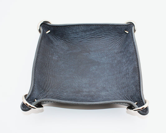 Full Grain Pueblo Leather Valet/Catch-all Decor Tray