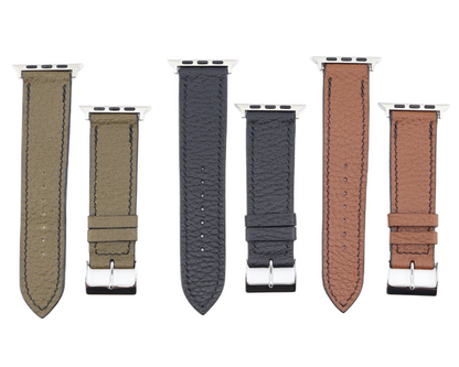 "The Acqua Strap" Full Grain Water Resistant Leather Apple Watch Strap