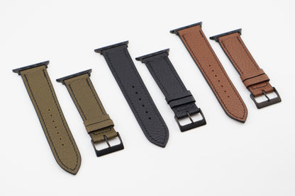 "The Acqua Strap" Full Grain Water Resistant Leather Apple Watch Strap
