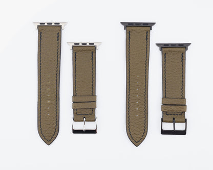 "The Acqua Strap" Full Grain Water Resistant Leather Apple Watch Strap